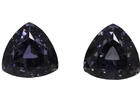 Tanzanite pair